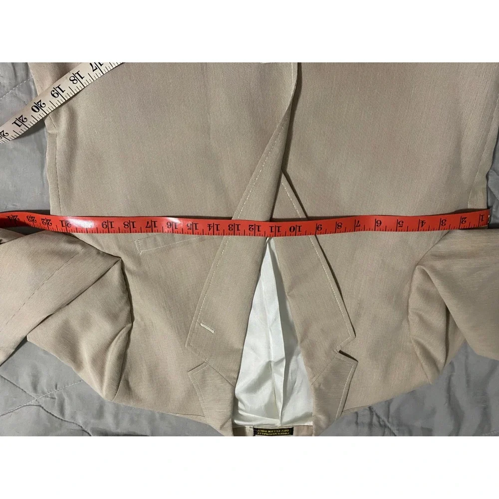 60-70s VTG Varsity Style The Cambridge Shop Mens Tan Blazer Sport Coat Jacket 42